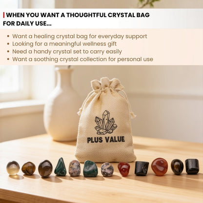 Arthritis Care Healing Crystal Bag - plusvalueindia