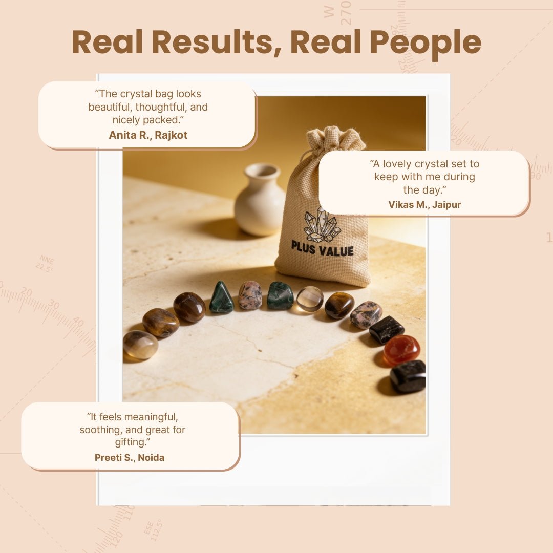 Arthritis Care Healing Crystal Bag - plusvalueindia