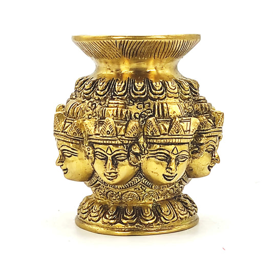 Asthalakshmi Brass Wealth Pot
