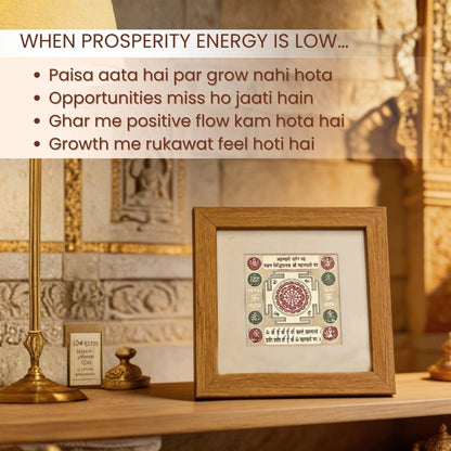 Asthalakshmi Shree Yantra for Vastu, Astrology [Framed] - plusvalueindia
