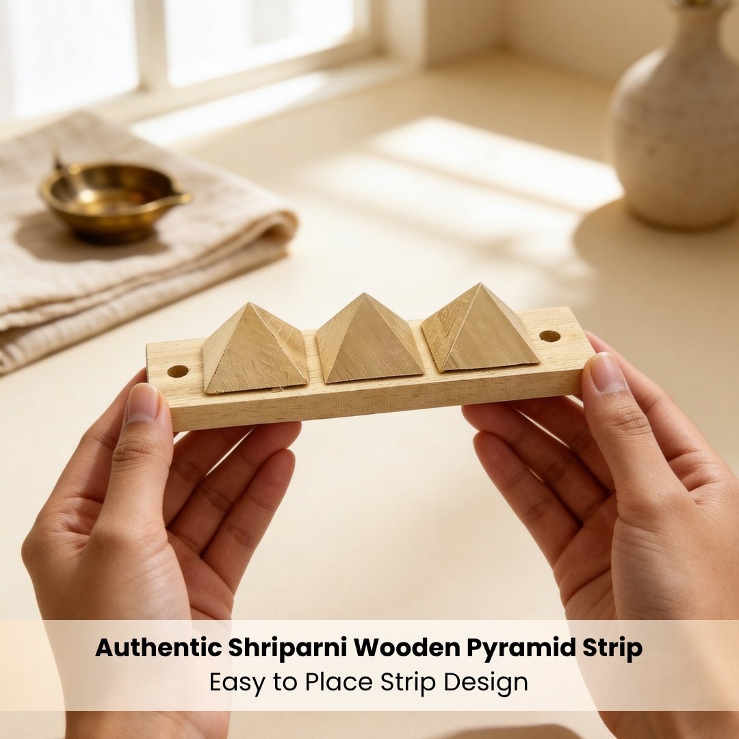 Vastu Wooden Pyramid Strip for Toilet Defects Or Division - plusvalueindia
