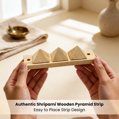 Vastu Wooden Pyramid Strip for Toilet Defects Or Division - plusvalueindia