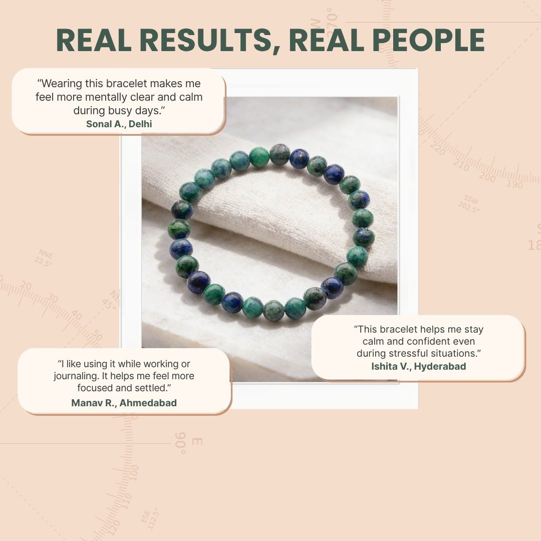 Azurite Bracelet - plusvalueindia