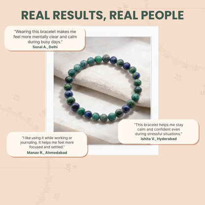 Azurite Bracelet - plusvalueindia