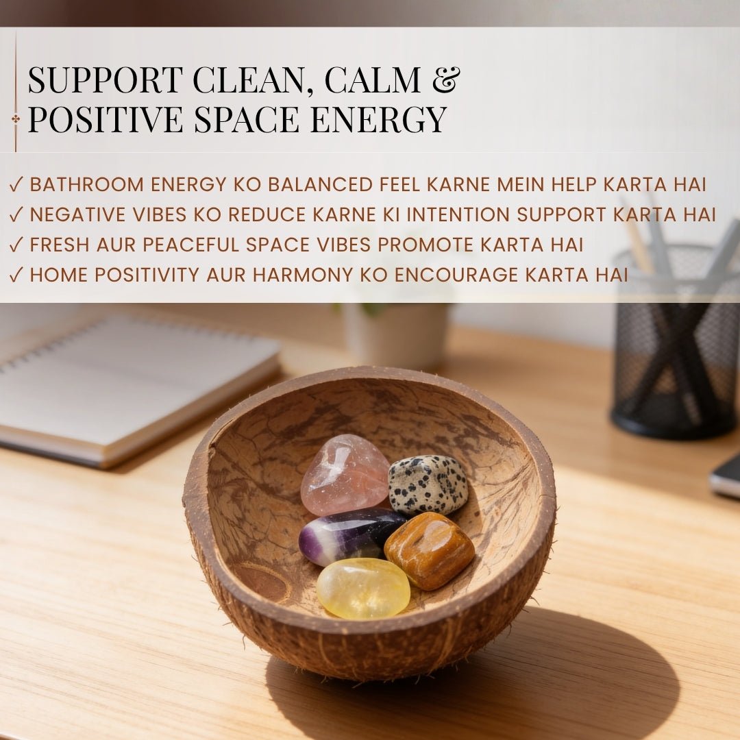 North East Bathroom Crystal Remedies Cure - plusvalueindia