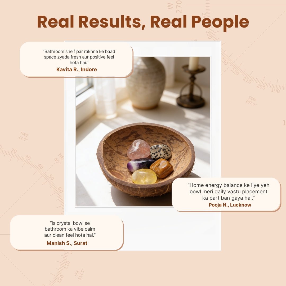 North East Bathroom Crystal Remedies Cure - plusvalueindia