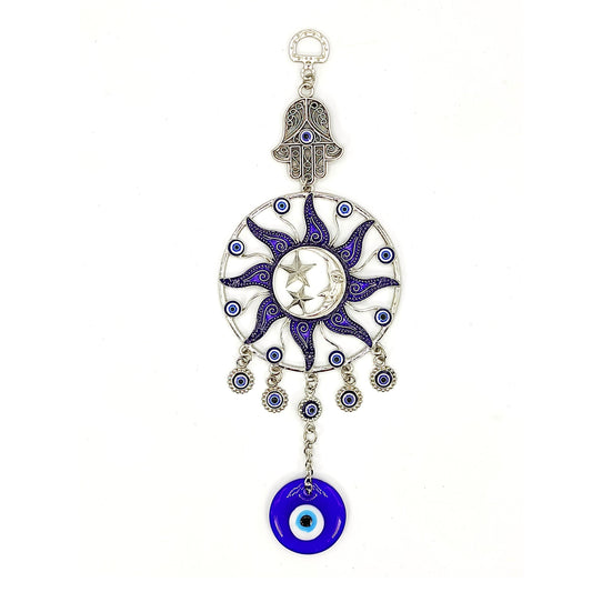 beautiful evil eye hanging with hamsa hand vastu fengshui product