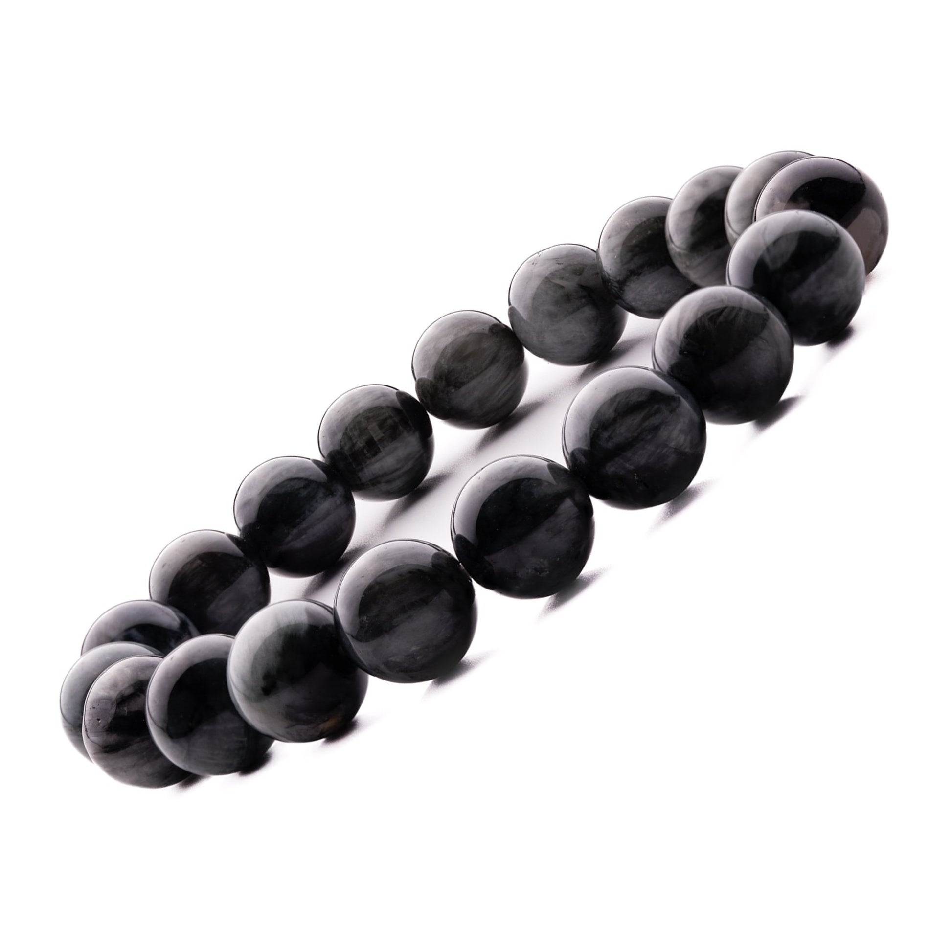 black cat eye bracelet 10mm