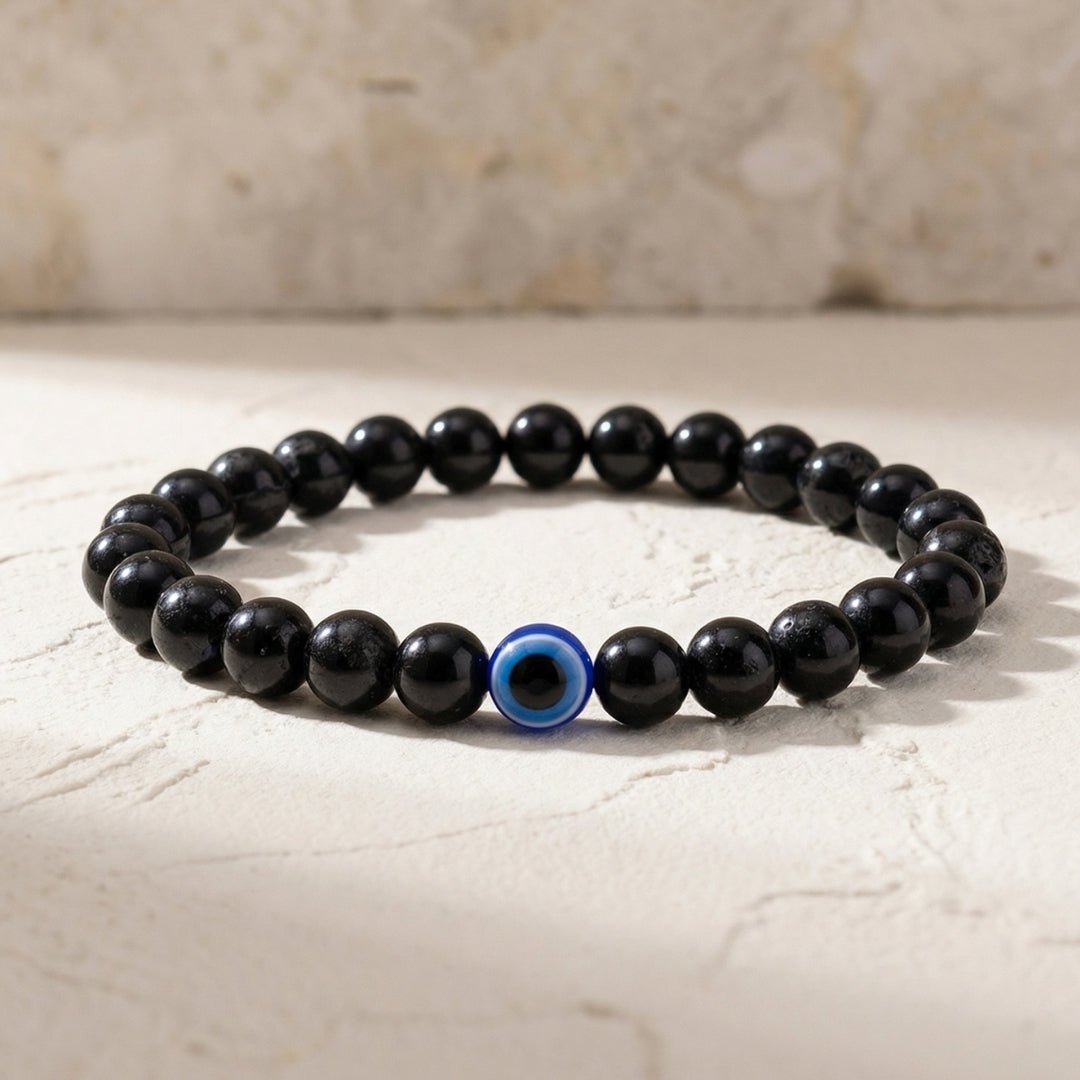 Black Tourmaline Bracelet Strong Protection - plusvalueindia