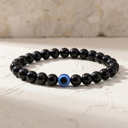 Black Tourmaline Bracelet Strong Protection - plusvalueindia