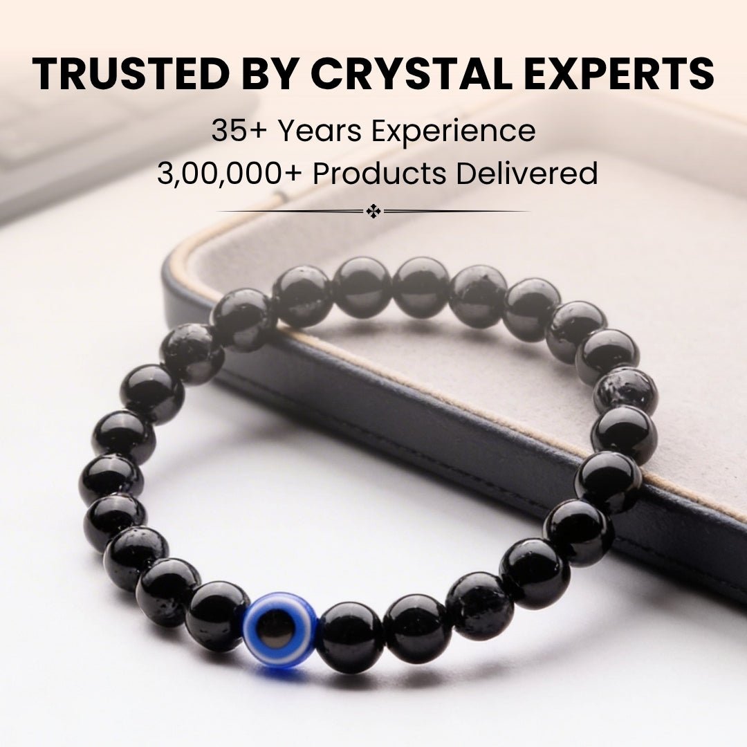 Black Tourmaline Bracelet Strong Protection - plusvalueindia
