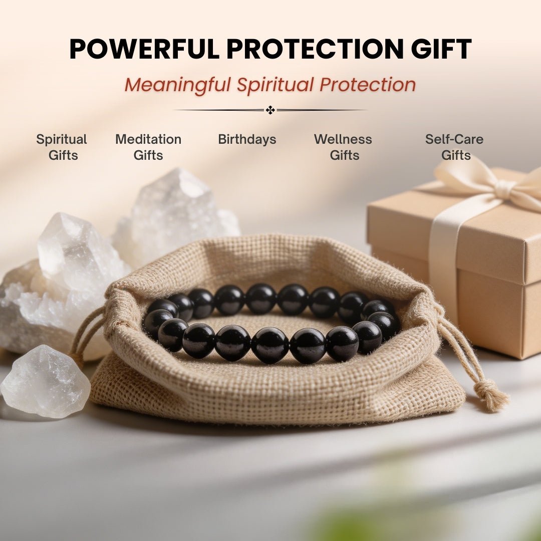 Black Tourmaline Bracelet Strong Protection - plusvalueindia
