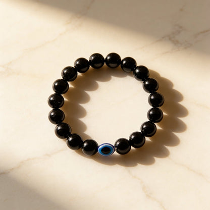 Black Tourmaline Bracelet Strong Protection - plusvalueindia