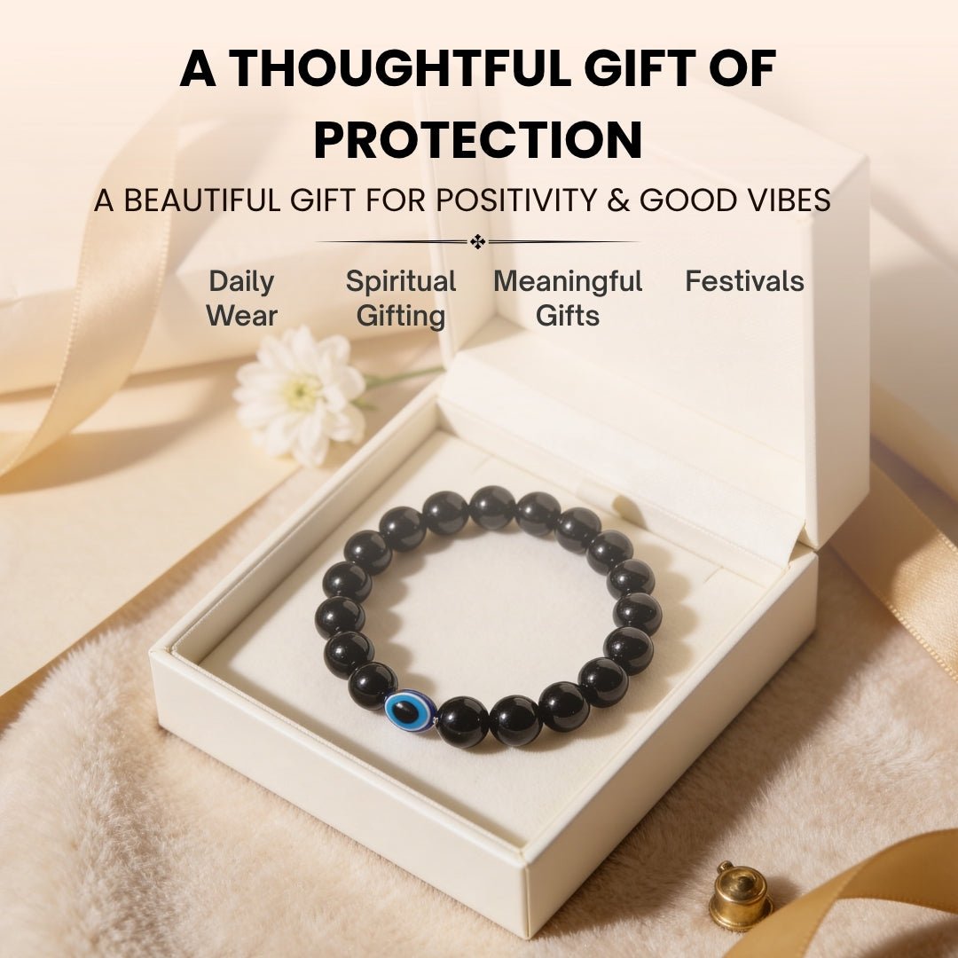 Black Tourmaline Bracelet Strong Protection - plusvalueindia