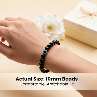 Black Tourmaline Bracelet Strong Protection - plusvalueindia