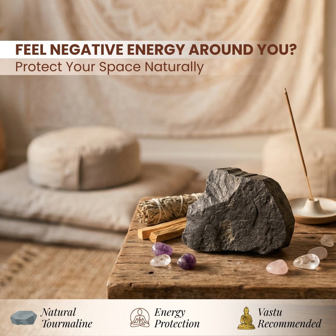 Black Tourmaline Raw Rock Rough Stone Chunks (300 to 500gm) - plusvalueindia