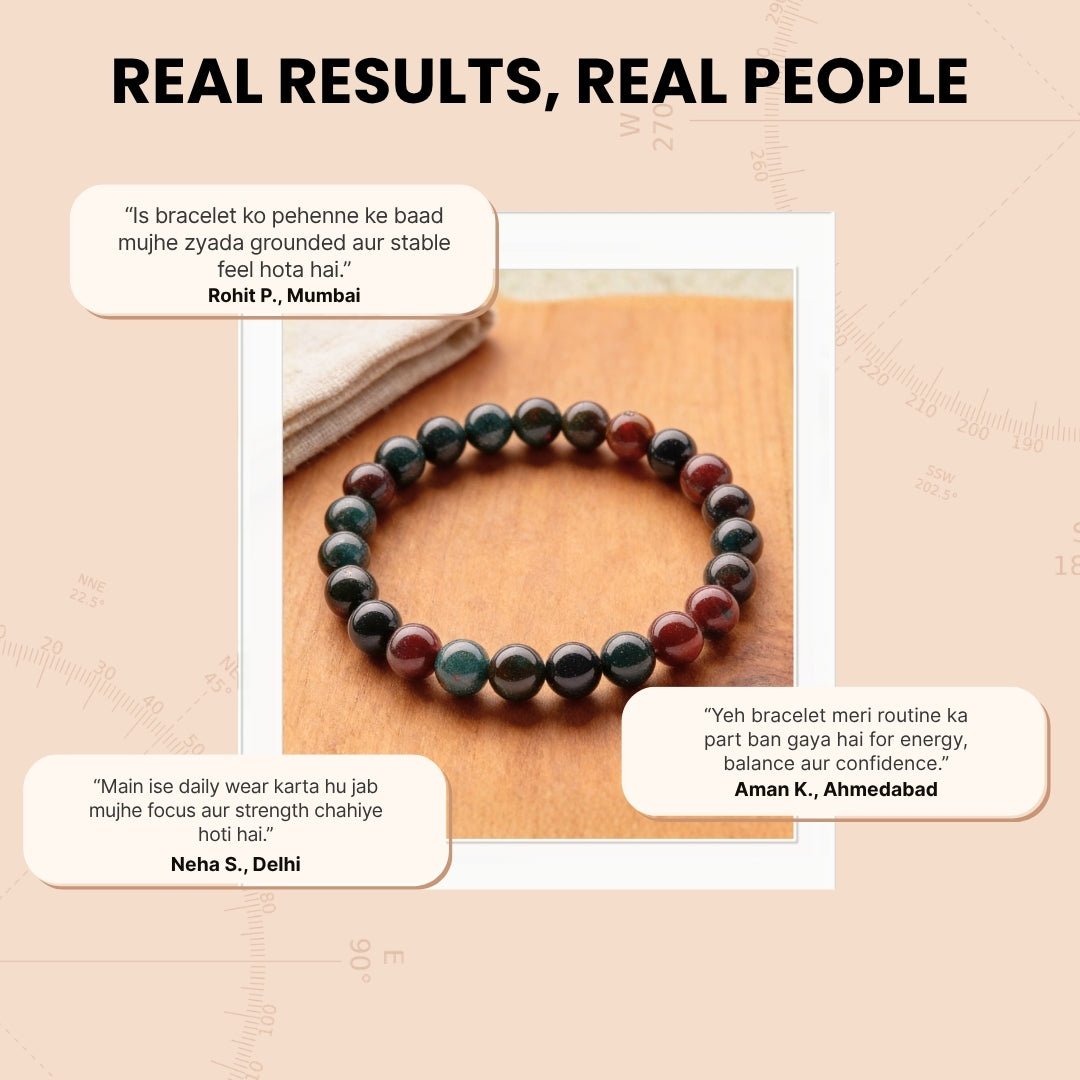 Bloodstone Bracelet - plusvalueindia