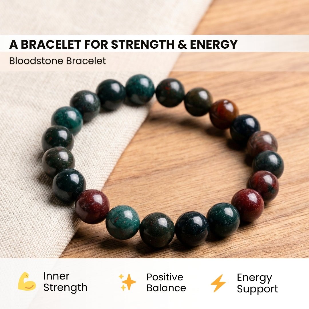 Bloodstone Bracelet - plusvalueindia
