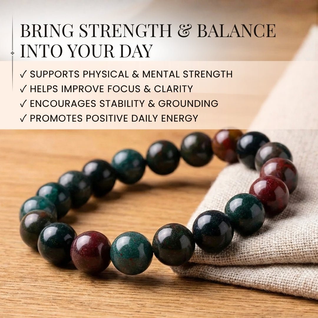 Bloodstone Bracelet - plusvalueindia