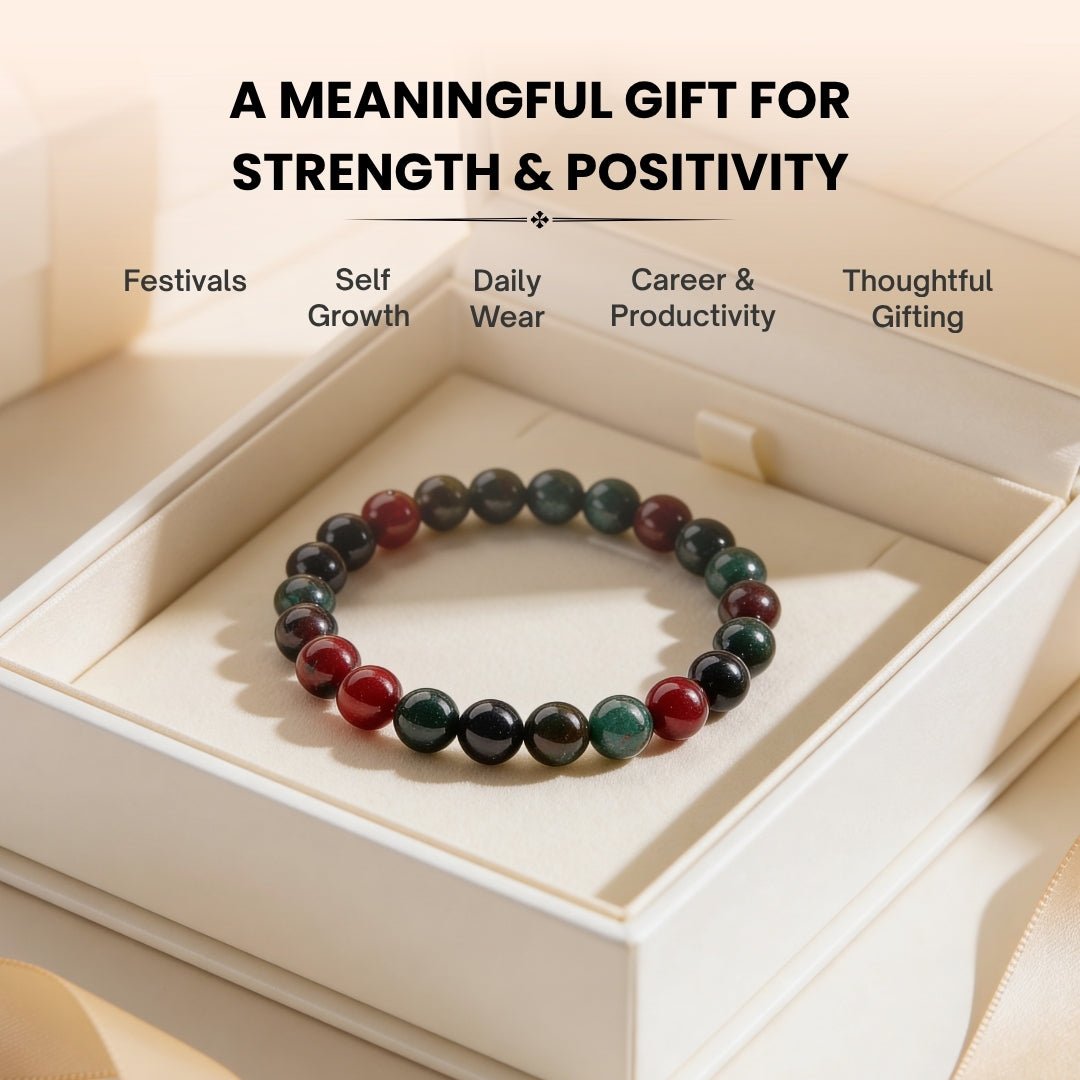 Bloodstone Bracelet - plusvalueindia