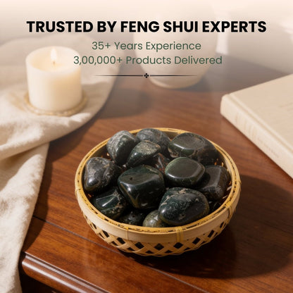 Bloodstone Tumbled Stone Pebbles - Powerful Healer - plusvalueindia