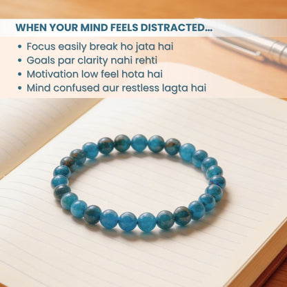Blue Apatite Bracelet - plusvalueindia