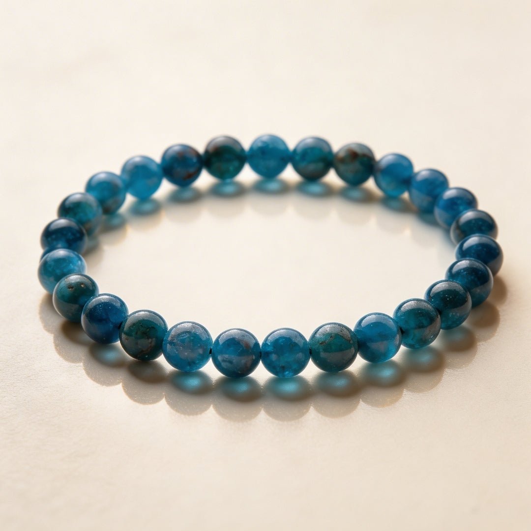 Blue Apatite Bracelet - plusvalueindia