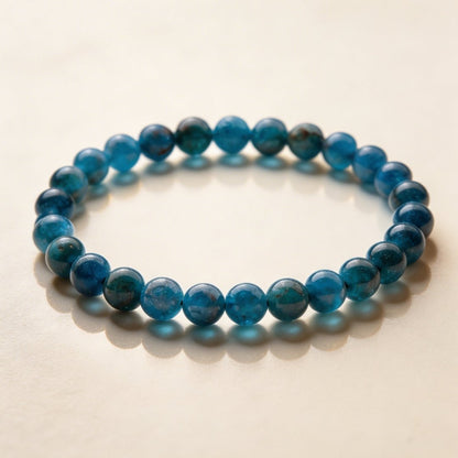 Blue Apatite Bracelet - plusvalueindia