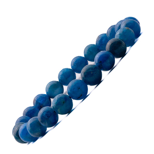 blue apatite bracelet 8mm