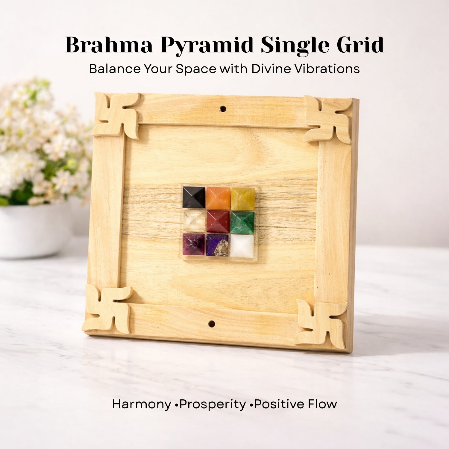 Brahma Pyramid for Vastu Dosh Nivaran of Brahmasthan Center of House - plusvalueindia