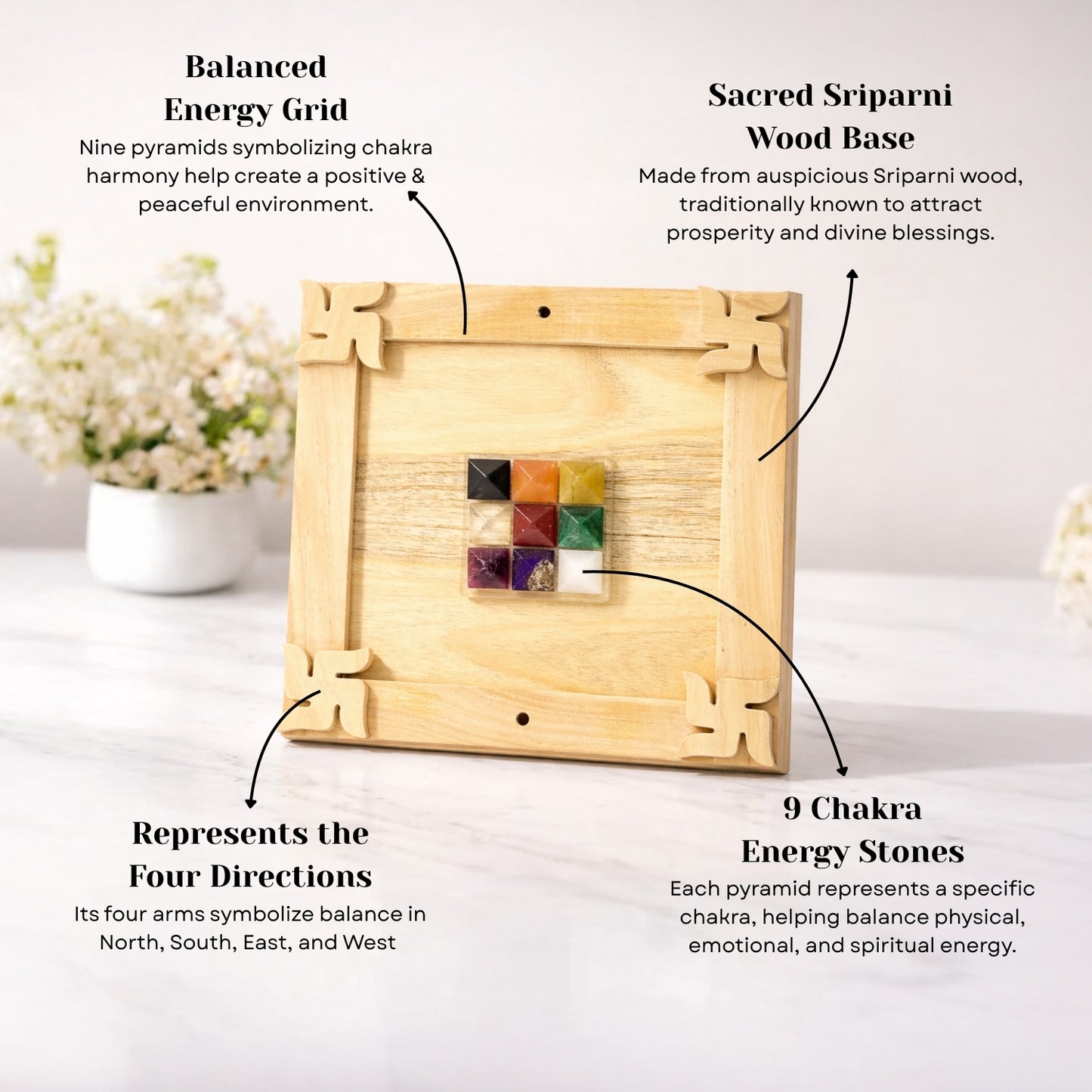 Brahma Pyramid for Vastu Dosh Nivaran of Brahmasthan Center of House - plusvalueindia