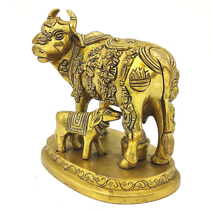 brass metal brahmand kamdhenu cow vastu product