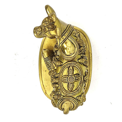 brass metal brahmand kamdhenu cow vastu remedies