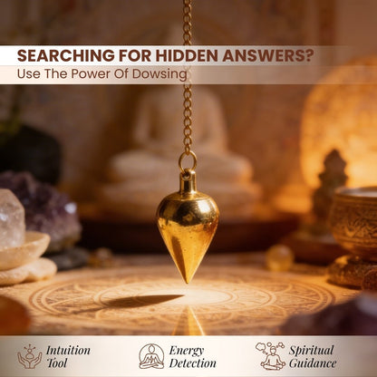 Brass Dowsing Pendulum for Dowsing Expert & Masters - plusvalueindia