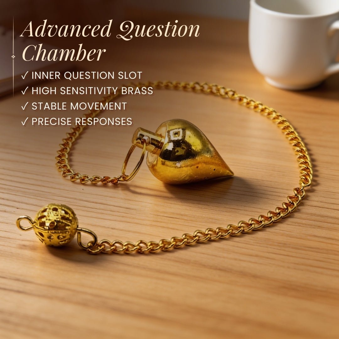 Brass Dowsing Pendulum for Dowsing Expert & Masters - plusvalueindia