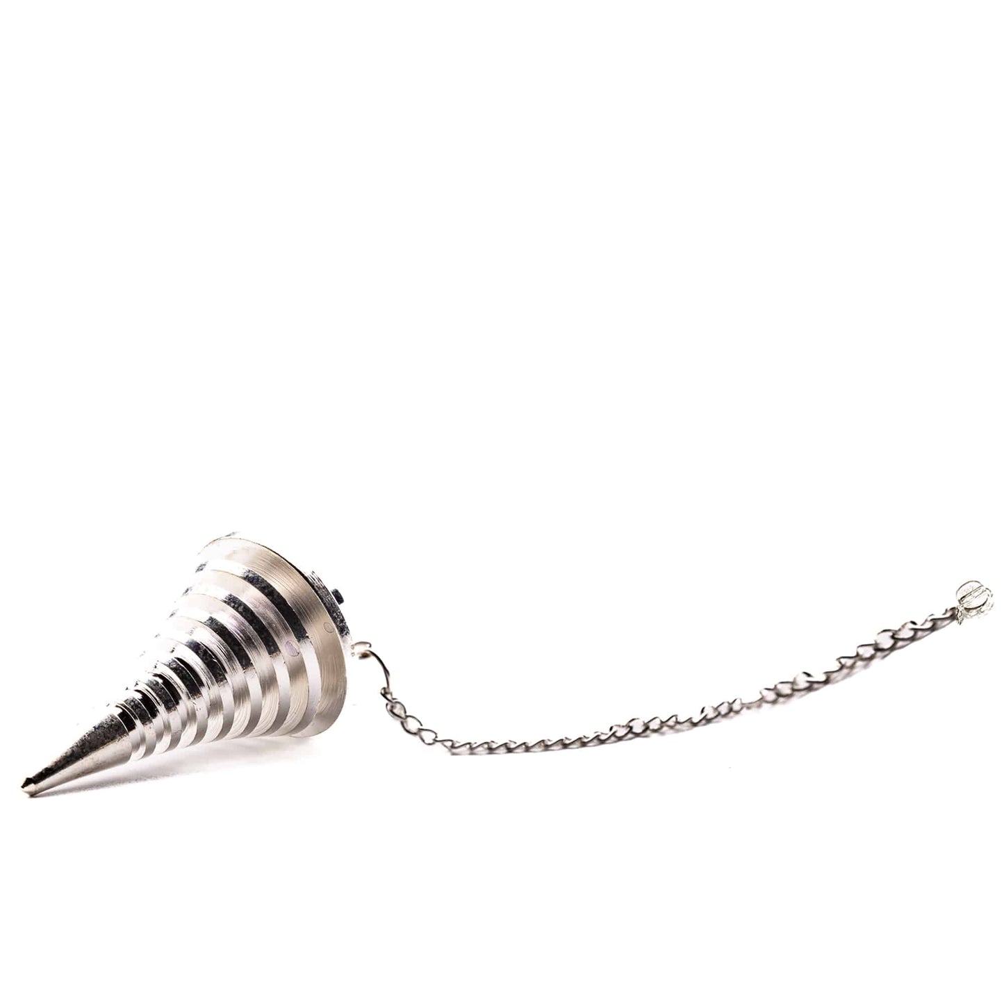 brass dowsing pendulum silver plated aura