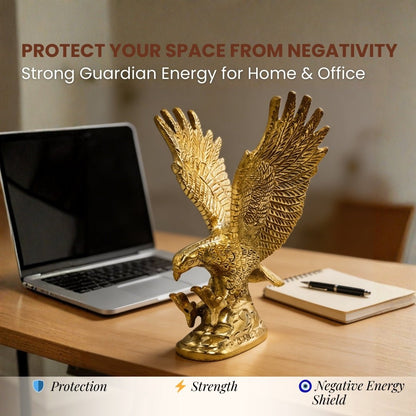Brass Eagle Feng Shui Vastu Remedies for Protection from Negativity - plusvalueindia