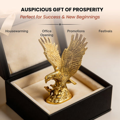 Brass Eagle Feng Shui Vastu Remedies for Protection from Negativity - plusvalueindia