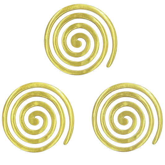 brass helix set of 3