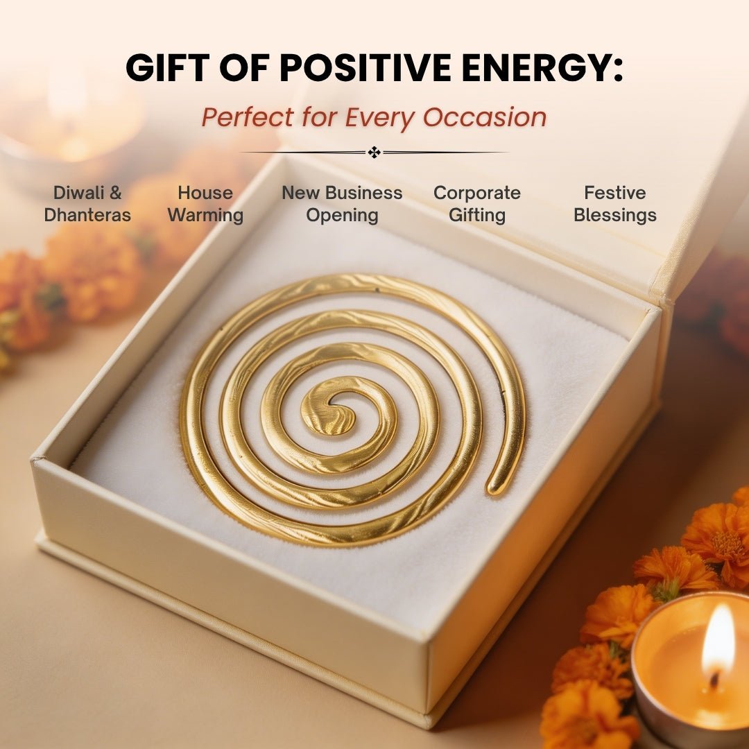 Brass Helix Vastu Remedies for North-West Vaastu Defects Like Entrance, Toilet, Kitchen, Extended Corner & Cuts - plusvalueindia