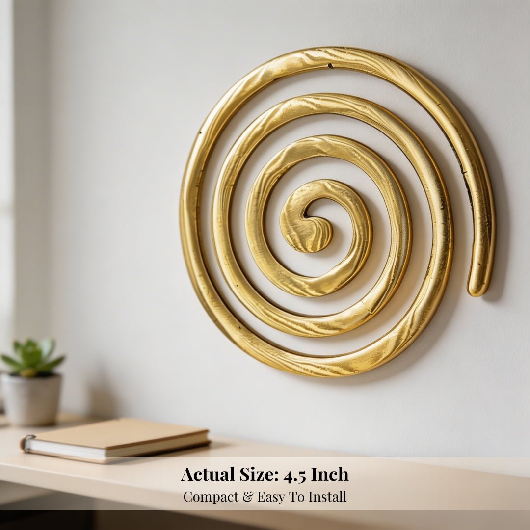 Brass Helix Vastu Remedies for North-West Vaastu Defects Like Entrance, Toilet, Kitchen, Extended Corner & Cuts - plusvalueindia
