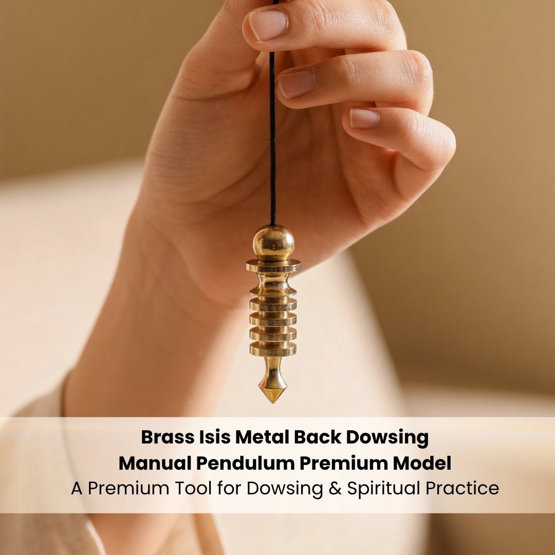 New Brass Dowsing Pendulum Model - Premium for Professional Dowsers & Dowsing Exp - Free Dowsing Chart Online In India - plusvalueindia