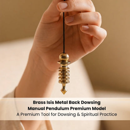New Brass Dowsing Pendulum Model - Premium for Professional Dowsers & Dowsing Exp - Free Dowsing Chart Online In India - plusvalueindia