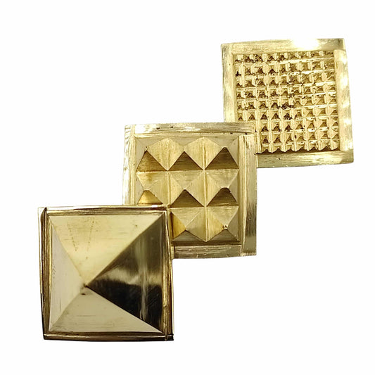 brass vastu pyramid set 1inch