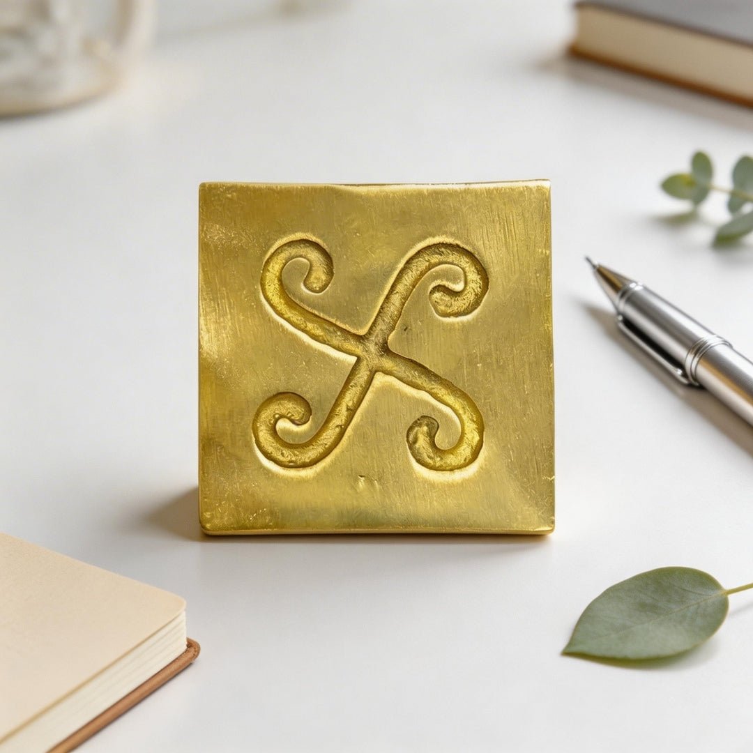 Brass Spiral Block for North-West- Vastu Shastra Dosha Nivaran Remedies - plusvalueindia