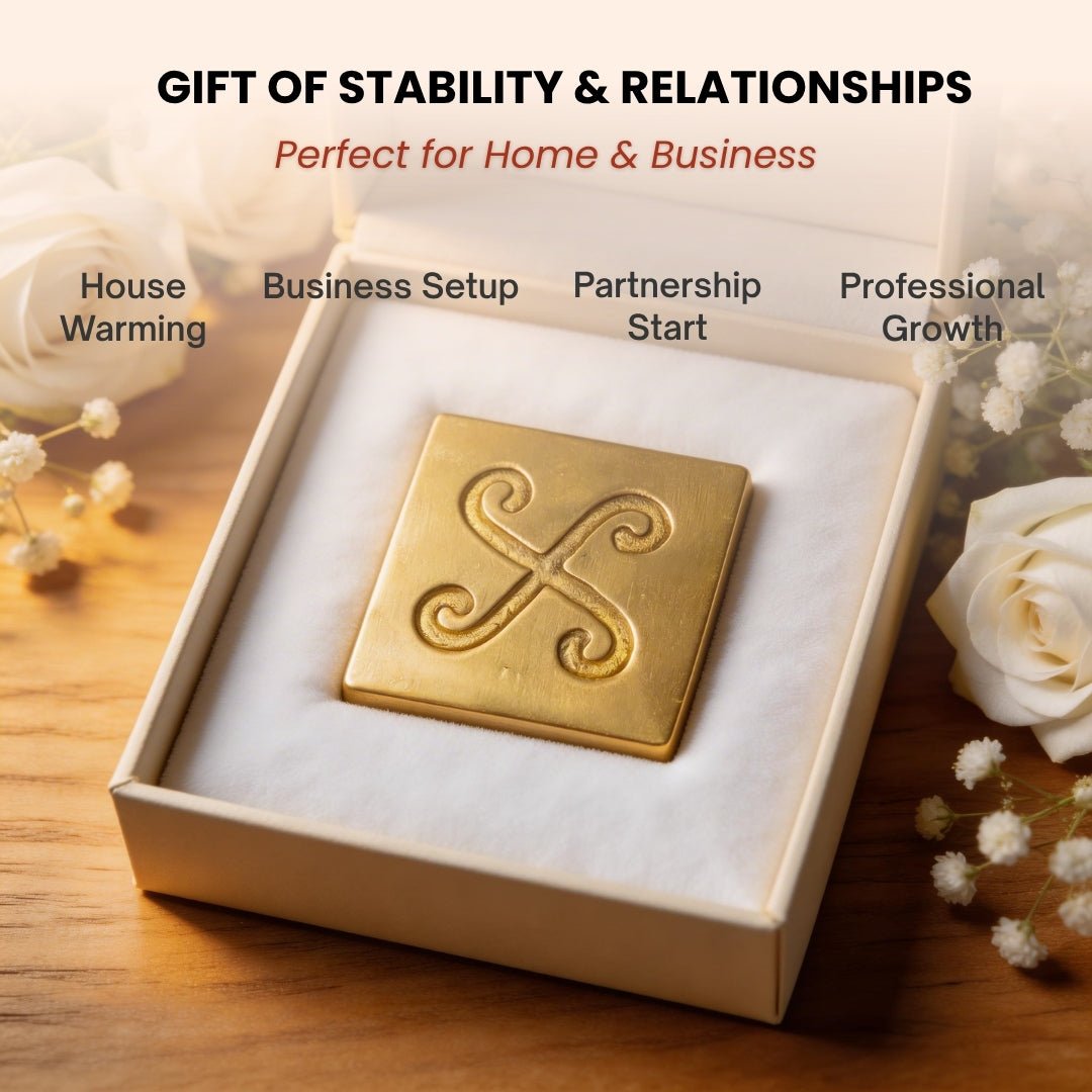 Brass Spiral Block for North-West- Vastu Shastra Dosha Nivaran Remedies - plusvalueindia