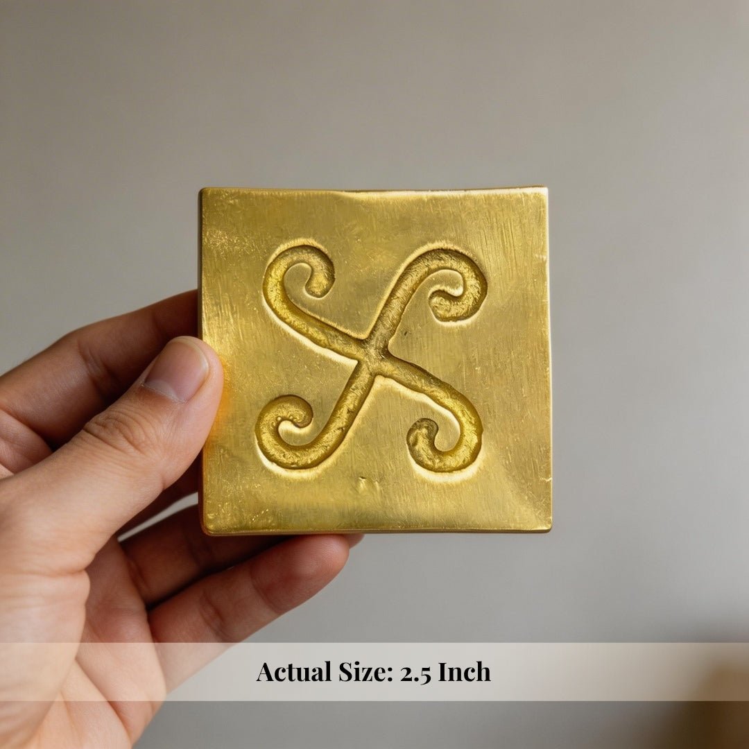 Brass Spiral Block for North-West- Vastu Shastra Dosha Nivaran Remedies - plusvalueindia