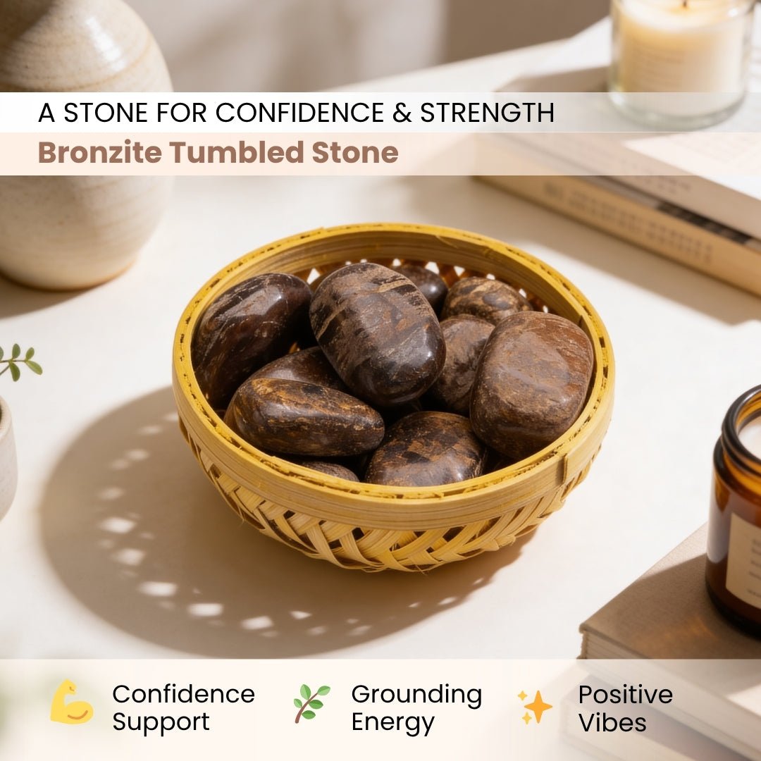 Bronzite Tumbled Stone Pebbles - plusvalueindia