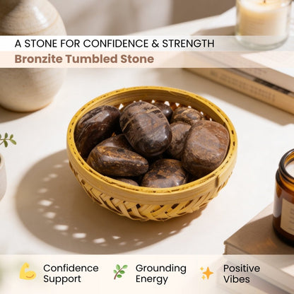 Bronzite Tumbled Stone Pebbles - plusvalueindia
