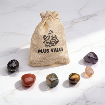 Business Prosperity Pocket Crystal Bag - plusvalueindia